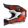 Кроссовый шлем 2Series MANALISHI чёрно-оранжевый