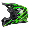 Кроссовый шлем 2Series THUNDERSTRUCK чёрно-зеленый