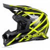 Шлем кроссовый 2Series Helmet Thunderstruck черно-желтый неоновы