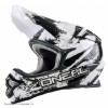 Кроссовый шлем 3Series SHOCKER чёрно-белый