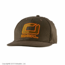 кепка хаки/оранжевый с логотипом o'neal