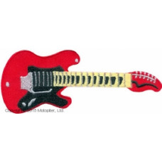 нашивка guitar red - гитара красная