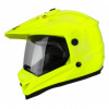 Шлем кроссовый со стеклом DSE1 флуоресцентнно-желтый