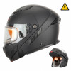 Снегоходный шлем модуляр с электростеклом MODE2 черный матовый