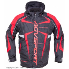 снегоходная куртка arctic ii,черн/красн
