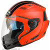 шлем модуляр со съемной челюстью executive stripes оранж.