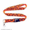 шнурок для ключей HD чёрно-оранжевый
