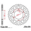 звезда задняя (ведомая) для мотоцикла алюминевая jta478