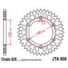 Звезда задняя (ведомая) JTA808 алюминиевая