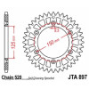 Звезда задняя (ведомая) JTA897 алюминиевая