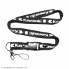 шнурок для ключей KAWASAKI бело-чёрный