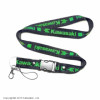 шнурок для ключей KAWASAKI зелёно-чёрный