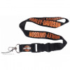 Шнурок для ключей Harley-Davidson чёрно-оранжевый