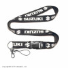 шнурок для ключей SUZUKI бело-чёрный