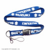 шнурок для ключей SUZUKI бело-синий
