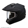 снегоходный шлем в комплекте с двойным стеклом ss-1 черный мат.
