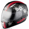 шлем hx 1000 shoot чёрно-красный