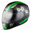 шлем hx 1000 shoot чёрно-зелёный