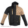 куртка для езды на снегоходе square коричневая клетка., l