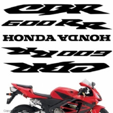 Комплект наклеек "Honda CBR600RR" white
