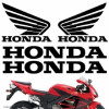 Комплект наклеек "Honda pack 1" silver