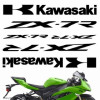 Комплект наклеек "Kawasaki ZX-7R" black