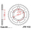 звезда задняя (ведомая) для мотоцикла jtr1133