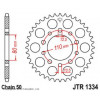 Звезда задняя (ведомая) JTR1334 для мотоцикла стальная