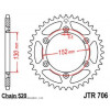 звезда задняя (ведомая) для мотоцикла jtr706