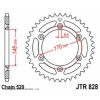 звезда задняя (ведомая) jtr828 для мотоцикла стальная