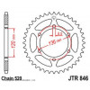Звезда задняя (ведомая) JTR846 для мотоцикла стальная