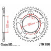 звезда задняя (ведомая) jtr898 для мотоцикла стальная