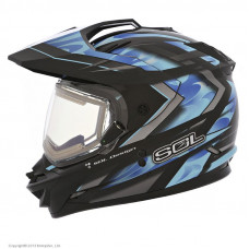 снегоходный шлем  в комплекте с электро-стеклом ss-1 ultimate, m