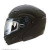 снегоходный шлем с двойным стеклом sm-1 черн.матовый, 2xl