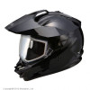 снегоходный шлем в комплекте с двойным стеклом ss-1 solid black., 2xl