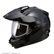 снегоходный шлем в комплекте с двойным стеклом ss-1 solid black., xl