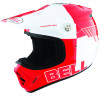 шлем кроссовый BELL MOTO8K OFF RED BR2 WHITE/RED