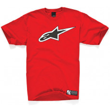 футболка ALPINESTARS CARBON FIBER T-SHIRT RED