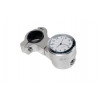 DICE M/C WATCH WITH HANDLE BAR CLAMP SILVER 22+25,4MM