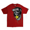 футболка METAL MULISHA ROCKSTAR-WIDE OPEN T-SHIRT CARDINAL RED