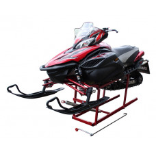 SNOWMOBILE LIFT, RED, WHEELS NOT INCLUDED