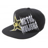 кепка METAL MULISHA ROCKSTAR-BLACKSTAR HAT BLACK W/ YELLOW