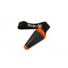 Exhaust Plug 2-Stroke, colour Orange (with Strap)