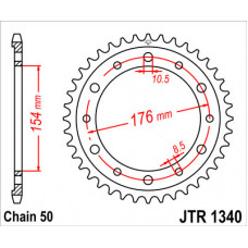 REAR SPROCKET JTR1340-44