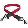 резинка крепежная Flat bungee 60cm, red, double reverse hook