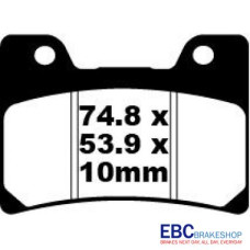 Колодки тормозные Yamaha FZR 600 90-99