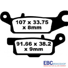 Колодки тормозные Yamaha YFM 700 Grizzly 08-13