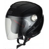 Открытый шлем с большим стеклом hx91 черный мат., s