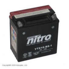 аккумулятор мото необслуживаемый YTX16-BS-1