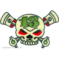 skull 13 with piston-череп 13 с поршнями.